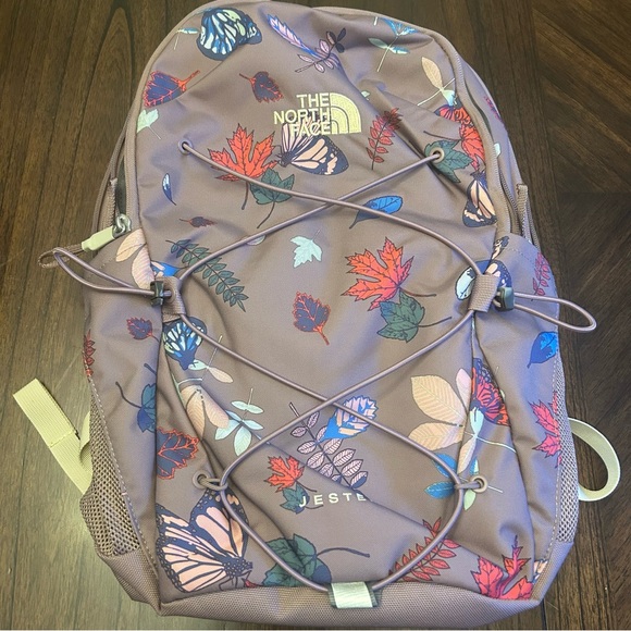 The North Face Women's Jester Everyday Backpack Fawn Grey Fall Wanderer Print